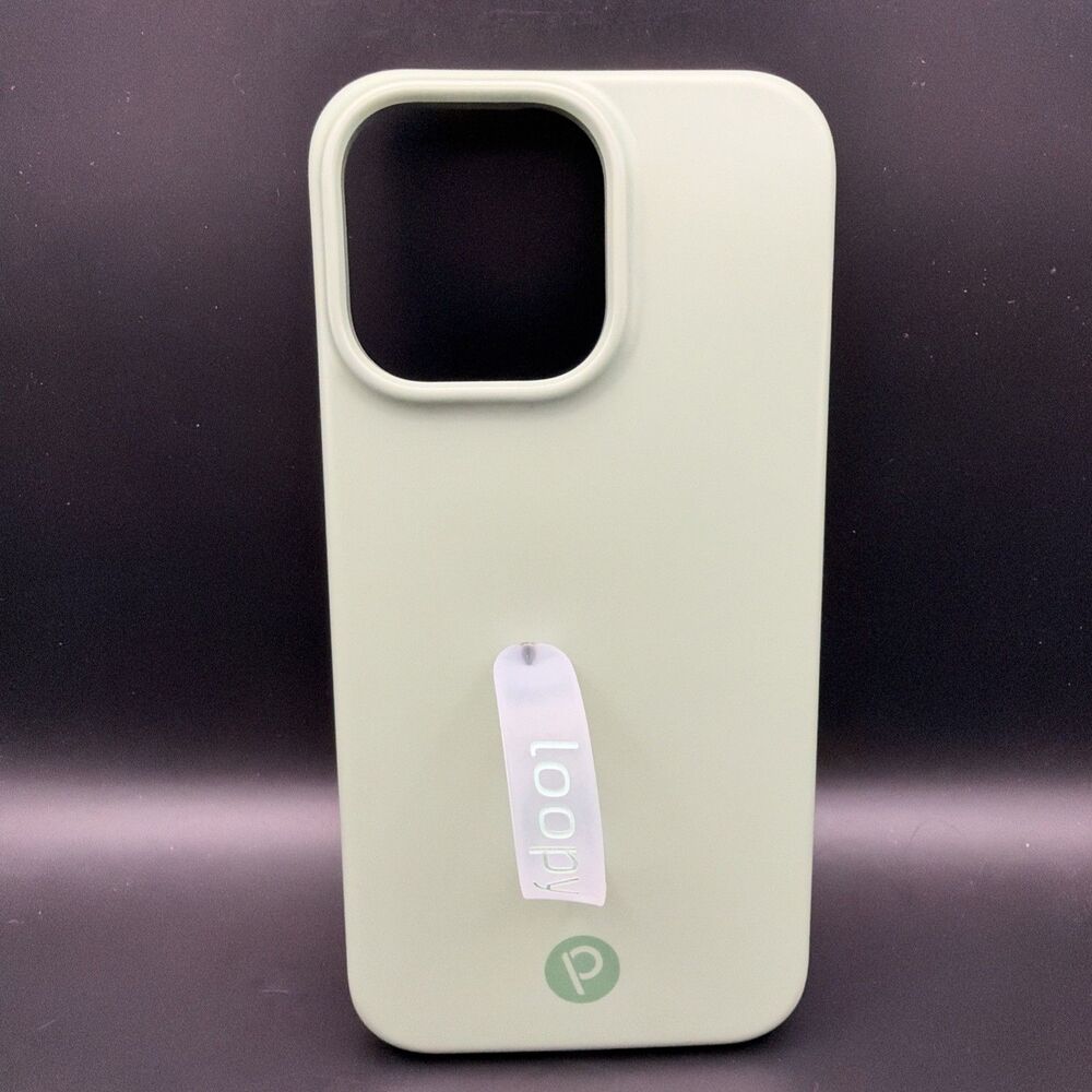 iPhone 14 Pro Max Loopy Case Green Sage Light Green
